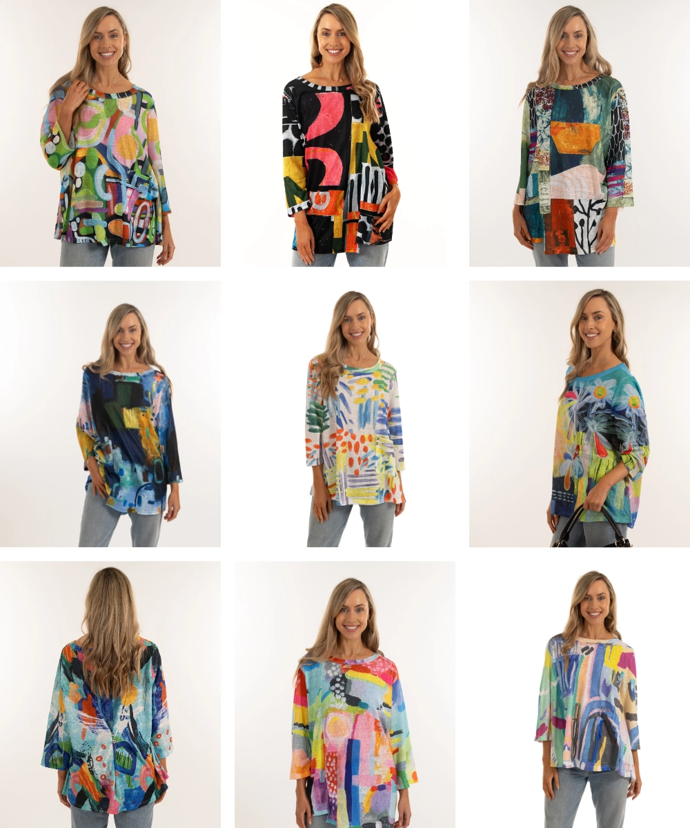 Assorted Knit Tops Pack Of 10