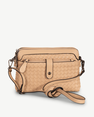 Riley Cross Body Bag Beige