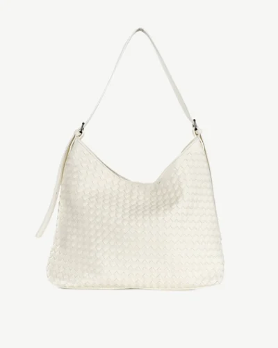 Vesta Woven Tote Cream