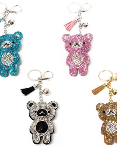 Honey Bear Bag Charm/Keyring - Pack Of 8