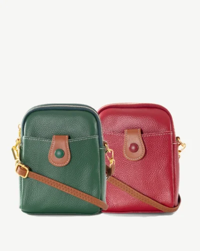 Georgie Leather Cross Body Bag Pack Of 2