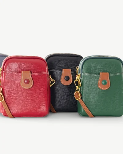 Georgie Leather Cross Body Bag Pack Of 3