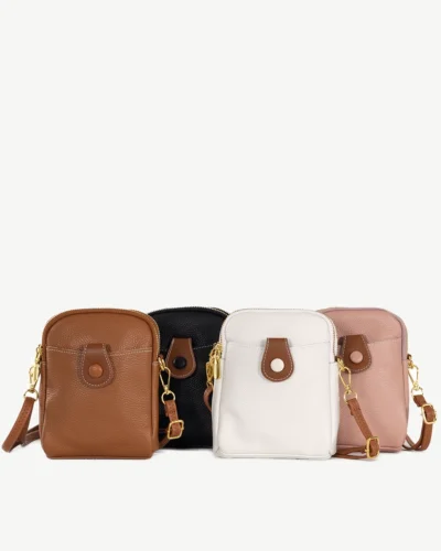 Georgie Leather Cross Body Bag - Pack of  4