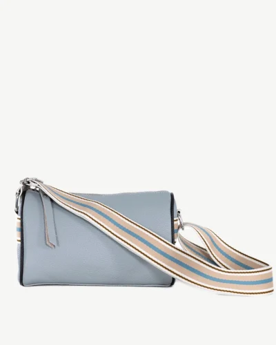 Napoli Leather Cross Body Bag Blue