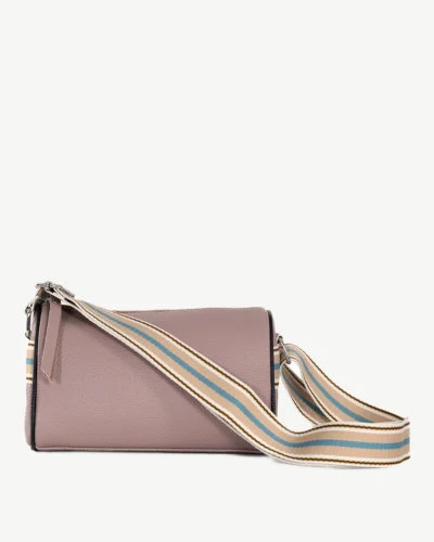 Napoli Leather Cross Body Bag Berry