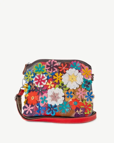 Garden Leather Cross Body Bag