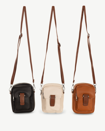 Judy Leather Cross Body Bag Pack Of 3
