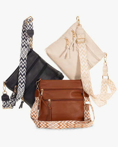 Bluebelle Leather Cross Body Bag Pack Of 3