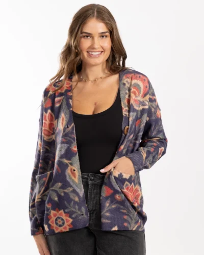 Cardigan Floral Fireworks Pack Of 2
